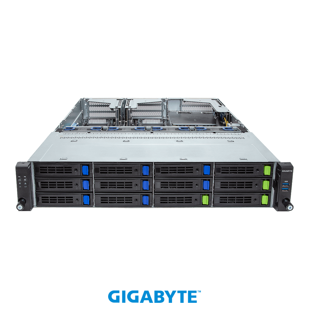 R263-S30-AAC1 (Intel Xeon 4510 (12C/24T), 16GB DDR5 4800 RDIMM, Vazio, Vazio)